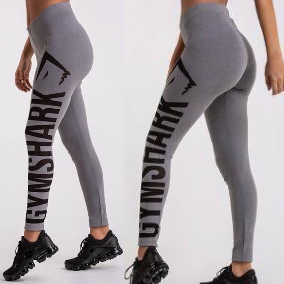 Gymshark Pants - Gymshark ➰ BNWT ladies grey burn out leggings high waisted full length M